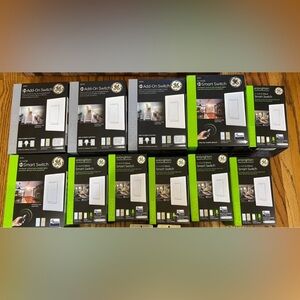 GE Enbrighten by Jasco z-wave smart switches (lot of 11 smart switches)